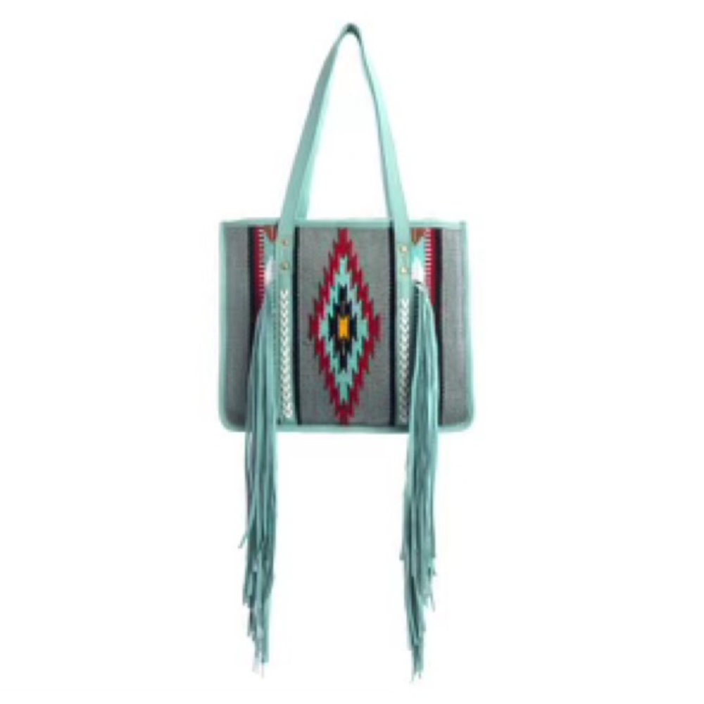 WAGON TRAILS CONCEALED - CARRY BAG IN TURQUOISE